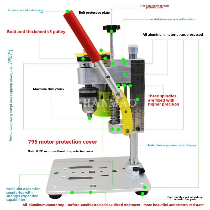 Drill Press - Mini Precision Bench Drill Press Desktop