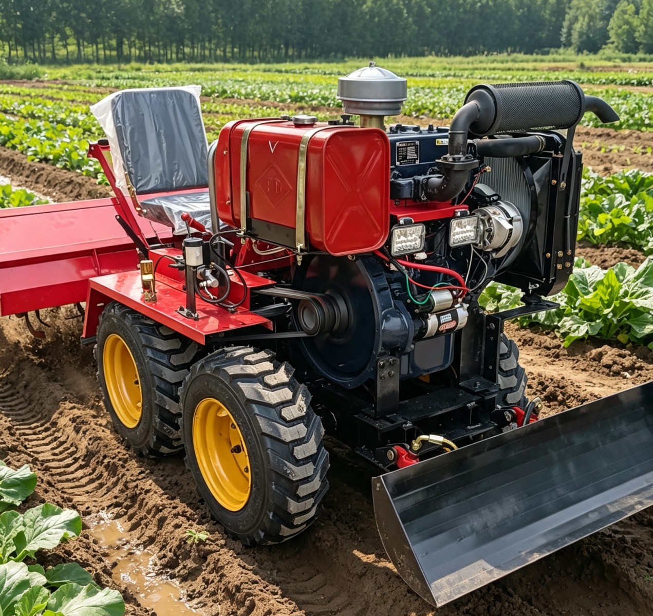 Ride On Farm Rotary Tiller Mul - đánh giá và giá Drill Press