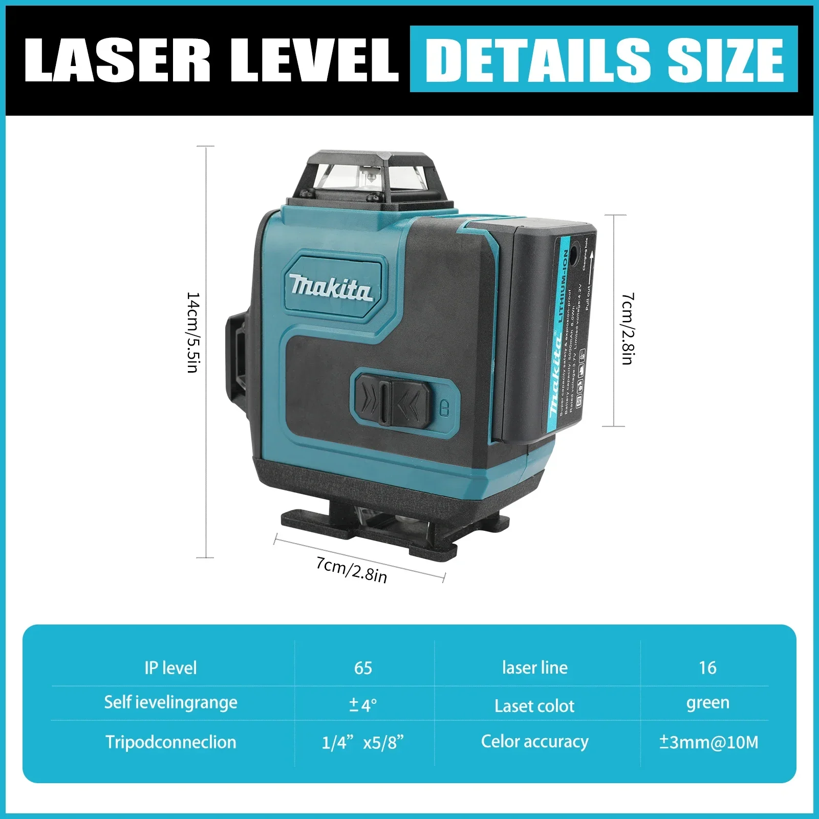 SK701 High-Precision 16-Line L - đánh giá và giá Spirit Level