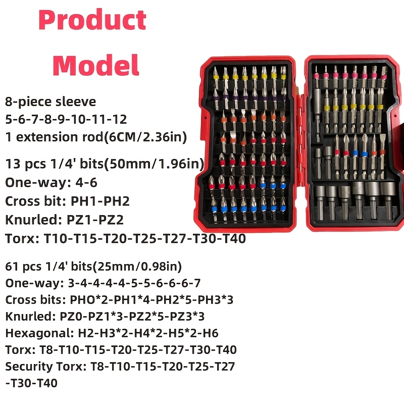 83Pcs Screwdriver Bit Set Impa - đánh giá và giá Tool Set