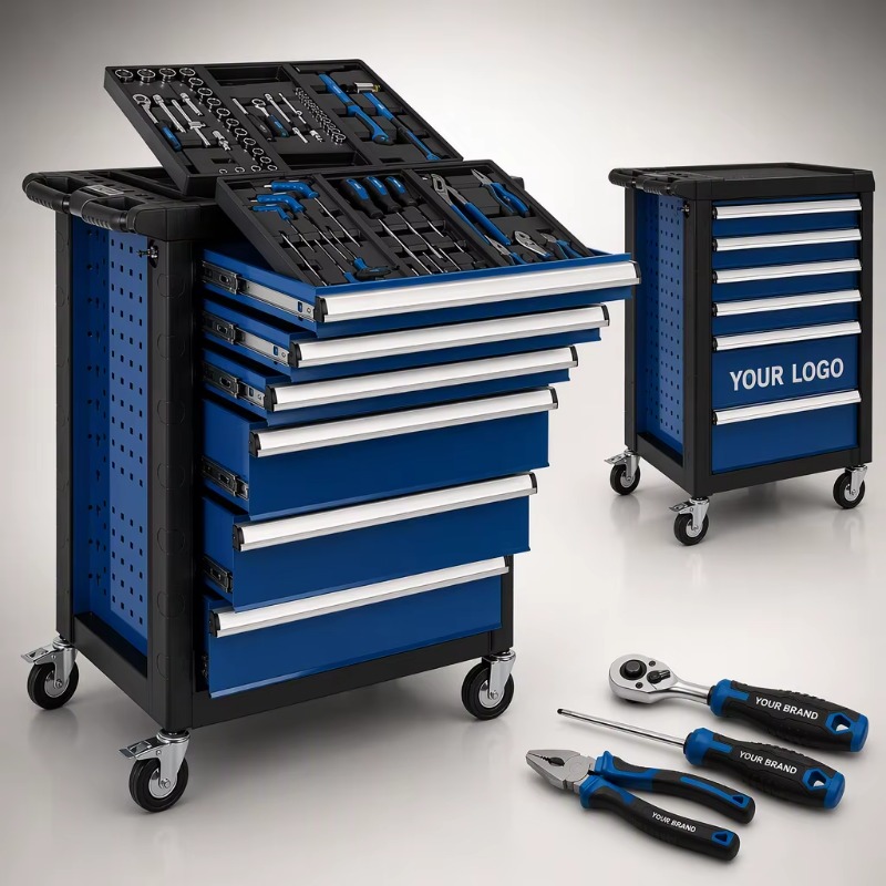 Heavy Tool Trolley 70pc Rollin - đánh giá và giá Socket Wrench